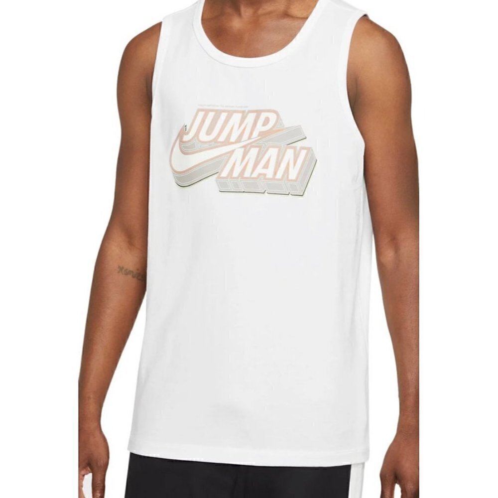 JORDAN Men's‎ Jumpman White Tank Top